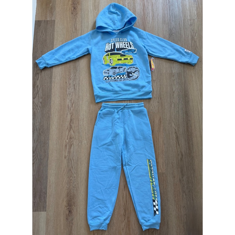 Boy jogger set hot wheels small 6/7